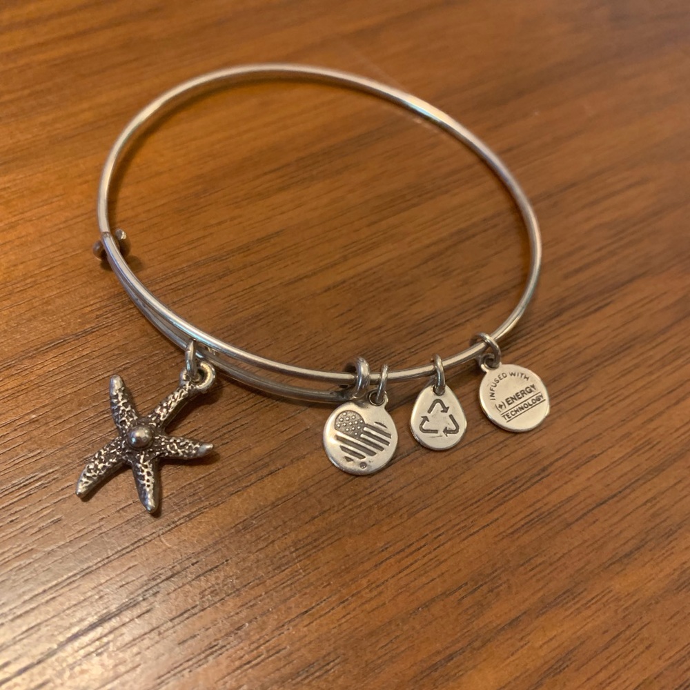 Alex and Ani Silver Starfish Bracelet